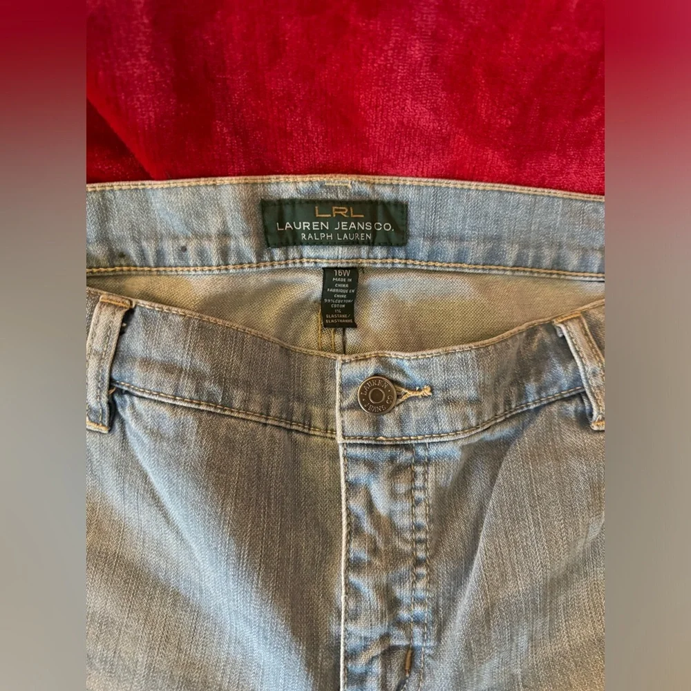 Ralph Lauren White Wash Jeans